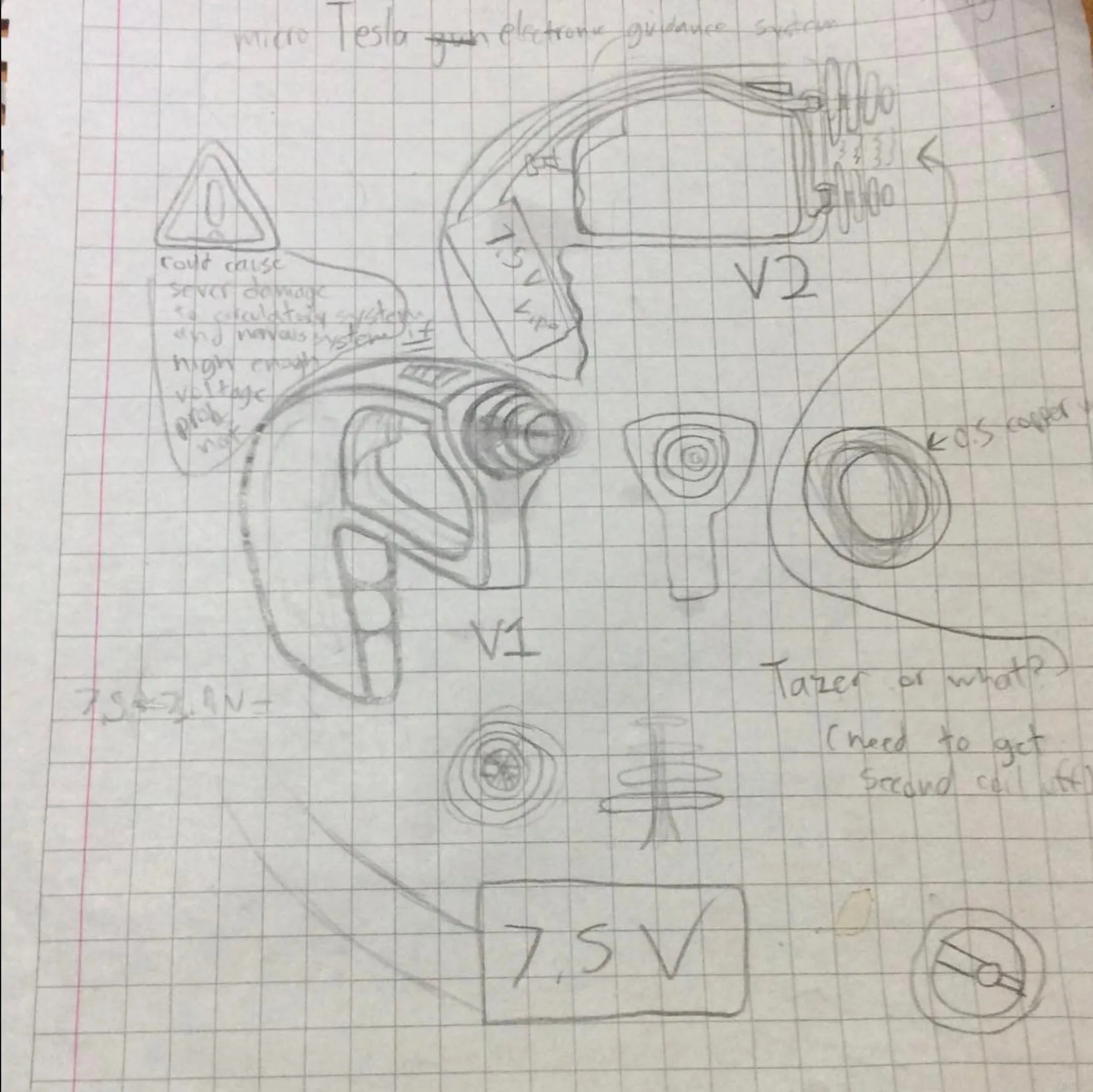 An early engineering diagram.