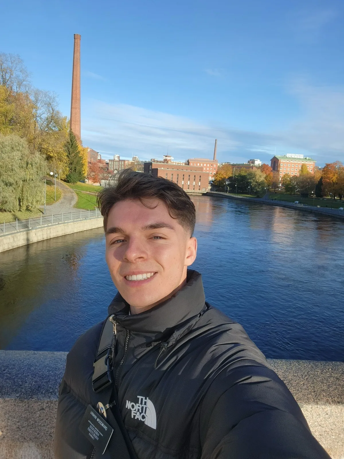 By the river in Tampere, Finland.